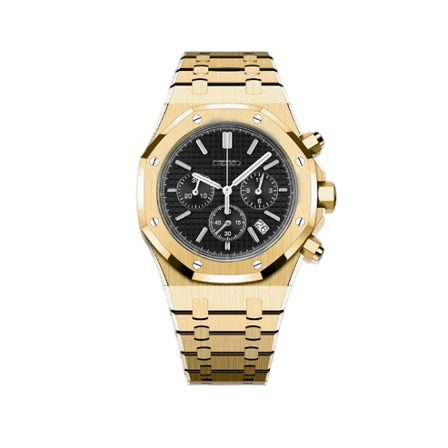 Seiko Oak Rose Gold - Black