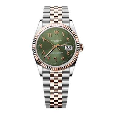 Two-Tone Olive Arabic DateJust