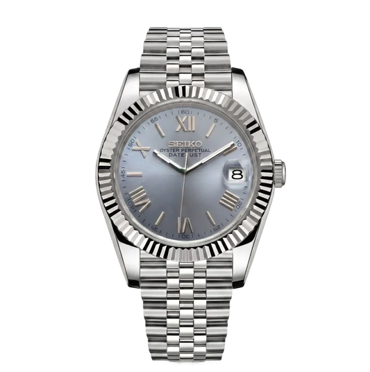 DateJust Roman Baby Blue