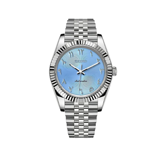 Datejust Mod Silver - Blue Arabic (v2)