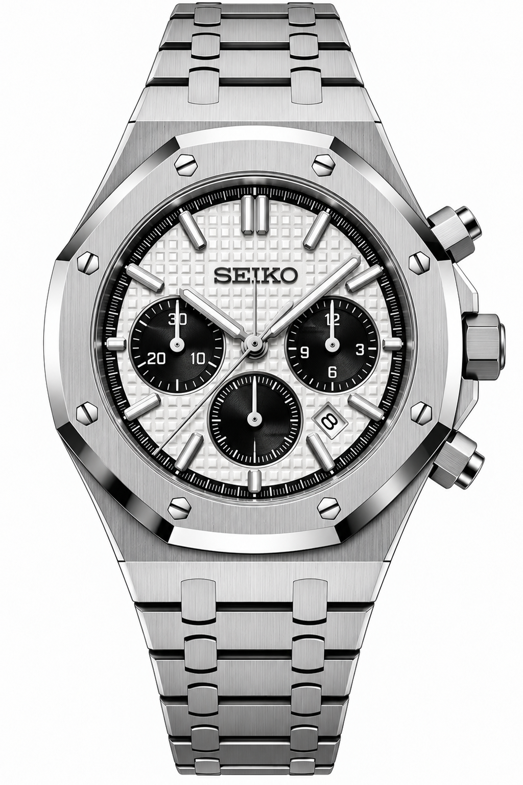 Royal Oak White Chrono