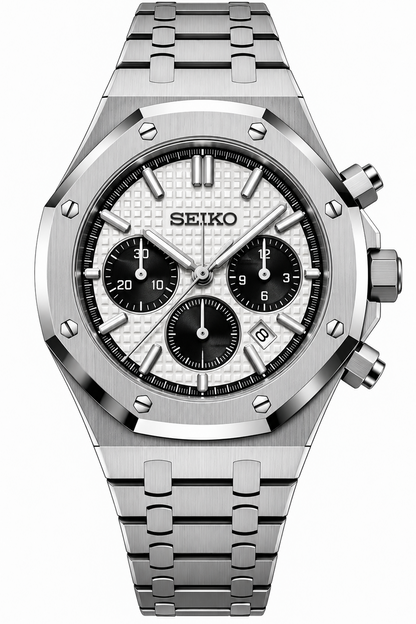 Royal Oak White Chrono